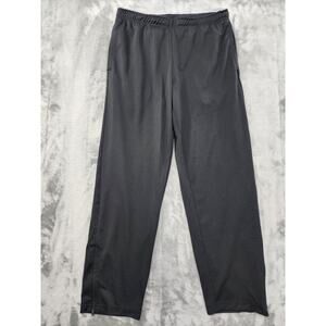 Xersion High Rise Zip Leg Track Pants Size L Black Stretch Workout Gym Yoga